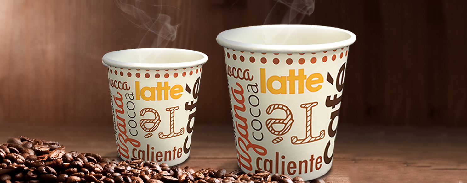 Vaso cafÃ© plastificado