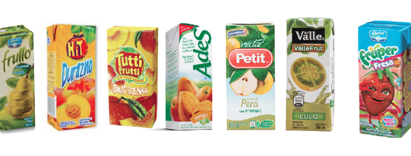 Cajas de jugo